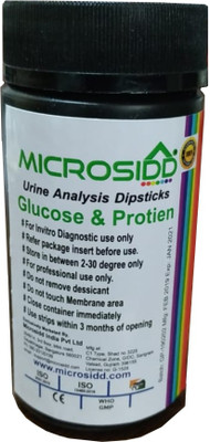 MICROSIDD Urine Glucose Protien Ph Test Strip(1 - 2)