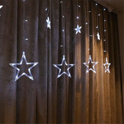 GLowcent 138 LEDs 4.04 m Multicolor Steady, Flickering Star Rice Lights(Pack of 1)