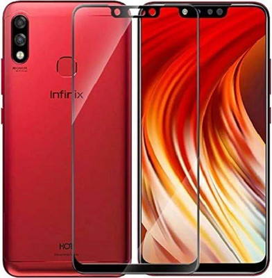 Wellchoice Edge To Edge Tempered Glass for Infinix Hot 7(Pack of 1)