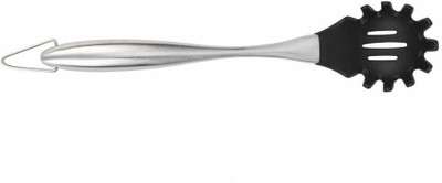 P-PLUS INTERNATIONAL Flexible Silicone Soft Edge PASTA SERVER BLACK Non-Stick Spatula(Pack of 1)