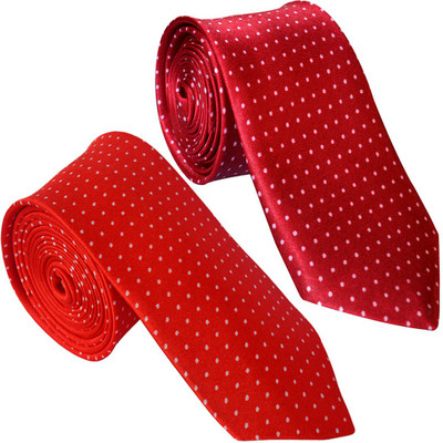 SunShopping Polka Print Tie(Pack of 2)