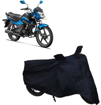 ROYAL AUTO MART Two Wheeler Cover for Hero(Glamour, Black)