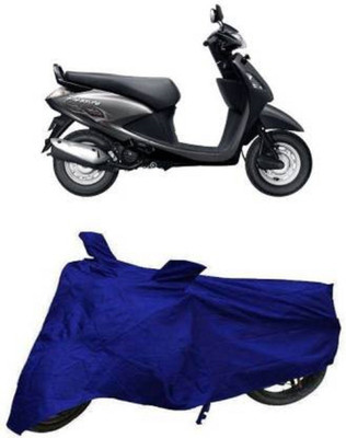 AutoRash Two Wheeler Cover for Universal For Bike(Blue)