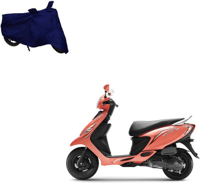 KOZDIKO Waterproof Two Wheeler Cover for TVS(Zest, Blue)