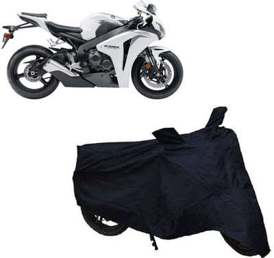 ROYAL AUTO MART Two Wheeler Cover for Honda(CBR 1000RR, Black)
