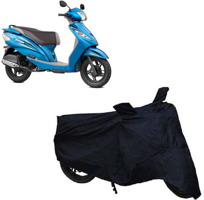 Autoinnovation Waterproof Two Wheeler Cover for TVS(Wego, Blue)