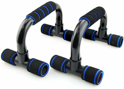 HACKERX Durable & fold-able dips stand Pair of Push Up Bars Push-up Bar(Black, Blue)