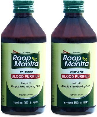 Roop Mantra Ayurvedic Blood Purifier for Pimple Free Glowing Skin 200ml(400 ml)