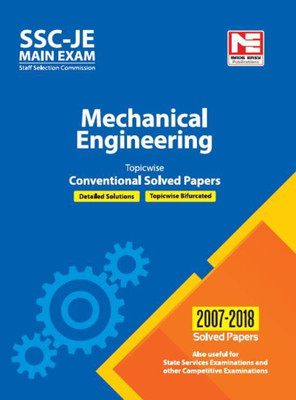 Ssc Je Mechanical Engineering - Previous Year Conventional Solved Papers(English, Paperback, unknown)