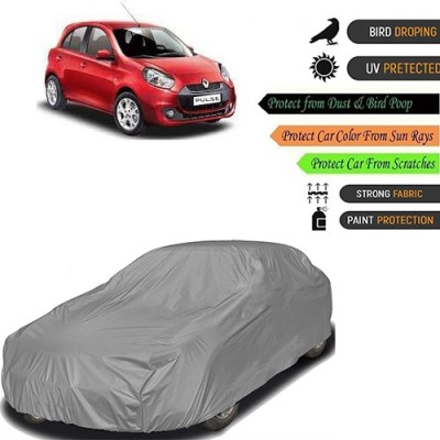 Amasree Car Cover For Renault Pulse (Without Mirror Pockets)(Grey, For 2005, 2006, 2007, 2008, 2009, 2010, 2011, 2012, 2013, 2014, 2015, 2016, 2017, 2018, 2019, NA Models)