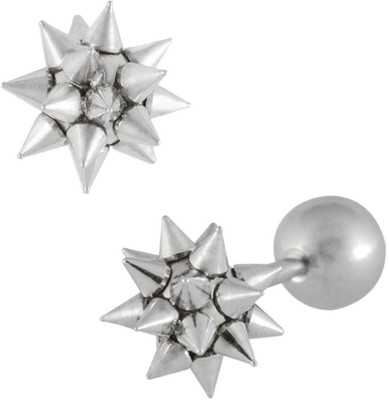 the jewelbox Spike Disco Ball Stainless Steel Stud Earring