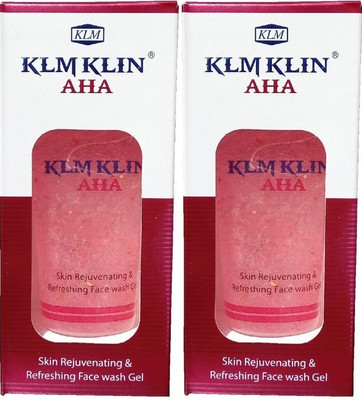 klm KLIN AHA ( Pack Of 2*100ML ) Face Wash(200 ml)