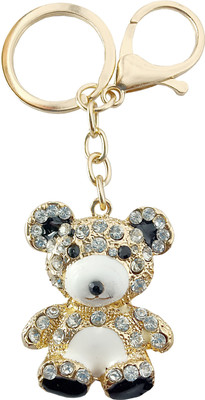Zulka Get Your Traditions Key-16-Teddy-Black Key Chain