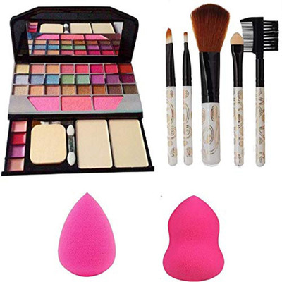 adbeni Exclusive Makeup combo kit with Brushes, GCI768(Pack of 4)
