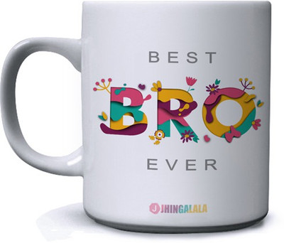 Jhingalala MKD105418 Ceramic Coffee Mug(350 ml)