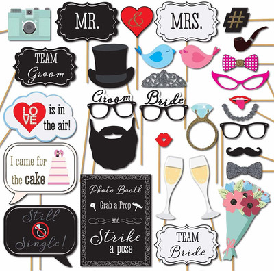 Zahuu PSAH-3139 Photo Booth Board(Wedding)