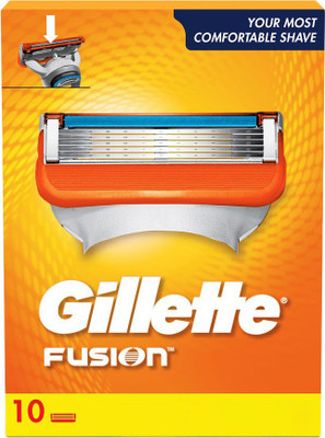 Gillette Fusion Cartridge (Pack of 10)