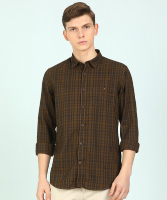 louis-philippe-sport-men-checkered-casual-brown-black-shirt