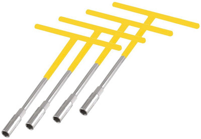MLD Hexagon T-Spanner Combo 8 MM,10 MM,12 MM,14 MM Socket Set(Pack of 4)