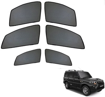 AuTO ADDiCT Side Window Sun Shade For Mahindra New Scorpio(Black)