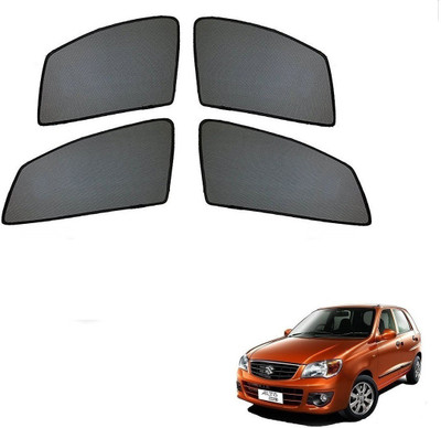 AuTO ADDiCT Side Window Sun Shade For Maruti Suzuki Alto K10(Black)
