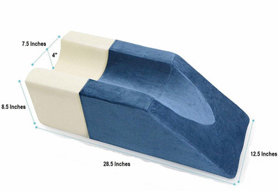METRON Medical Foam Leg Elevation Pillow Improves Blood Circulation Cervical Pillow(Brown)