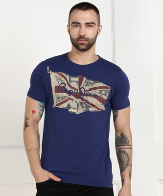 pepe-jeans-graphic-print-men-round-neck-blue-t-shirt