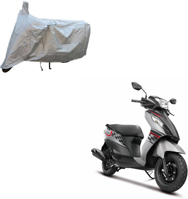 AuTO ADDiCT Two Wheeler Cover for Suzuki(Let's, Silver)