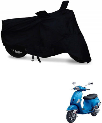 AuTO ADDiCT Waterproof Two Wheeler Cover for Piaggio(Vespa SXL, Black)