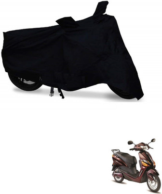AuTO ADDiCT Waterproof Two Wheeler Cover for Hero(Electric Optima, Black)