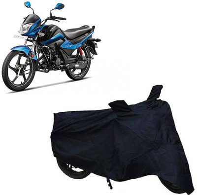 ROYAL AUTO MART Two Wheeler Cover for Hero(Splendor I Smart, Black)
