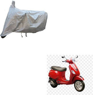 AuTO ADDiCT Two Wheeler Cover for Piaggio(Vespa LX, Silver)