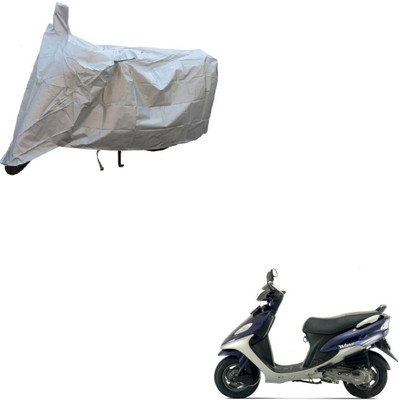 KOZDIKO Waterproof Two Wheeler Cover for Bajaj(Platina, Silver)