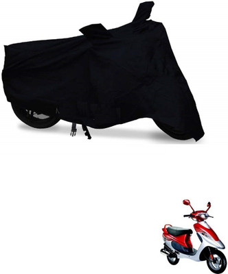 AuTO ADDiCT Waterproof Two Wheeler Cover for TVS(Scooty Streak, Black)