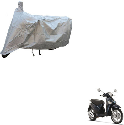 AuTO ADDiCT Two Wheeler Cover for Piaggio(Crux, Silver)