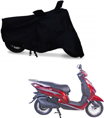 AuTO ADDiCT Waterproof Two Wheeler Cover for Avon(E Scoot, Black)