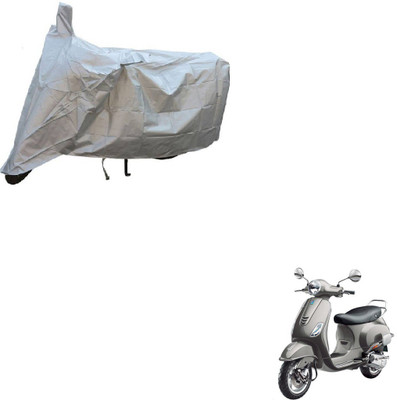 AuTO ADDiCT Two Wheeler Cover for Piaggio(Vespa VXL, Silver)