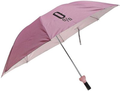 Mahek Fashionable Wine Bottle Pink 110 cm Travel Umbrella Umbrella (Pink) Umbrella(Pink)