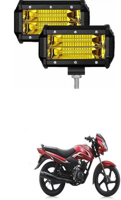 PRTEK 5inch Led Work Light OffRoad 2pcs Pack Flood Led Fog Light 044 Fog Lamp Motorbike LED for TVS (12 V, 72 W)(Sport, Pack of 2)