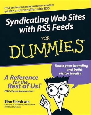 Syndicating Web Sites with Rss Feeds for Dummies(English, Electronic book text, Finkelstein Ellen)