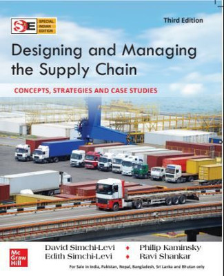 Designing and managing the supply chain, 3rd edition(English, Paperback, RAVI SHANKAR K, SIMCHI-LEVI)