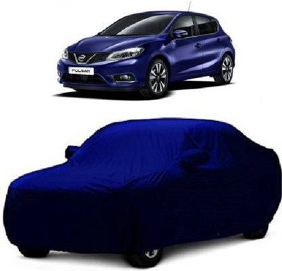 VK India Car Cover For Nissan Pulsar (With Mirror Pockets)(Blue)