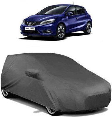 VK India Car Cover For Nissan Pulsar (Without Mirror Pockets)(Grey)