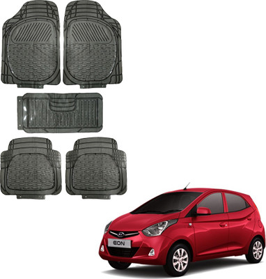 Oshotto Rubber Standard Mat For  Hyundai Eon(Black)