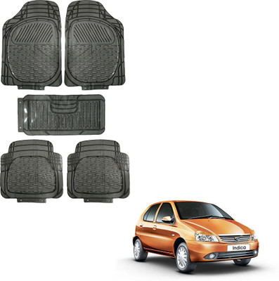Oshotto Rubber Standard Mat For  Tata Indica(Black)