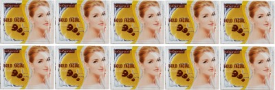 MOND'SUB GOLD FACIAL MASK (60G, PACK OF 10)(600 g)