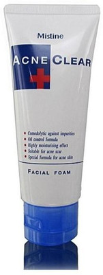 Mistine ACNE CLEAR FACIAL FOAM 85g Face Wash(85 g)