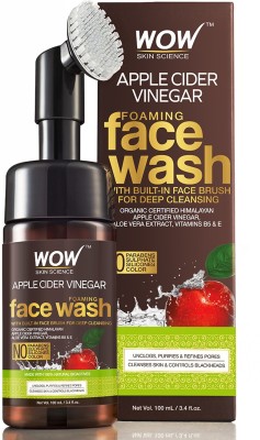 WOW Skin Science Apple Cider Vinegar Foaming Face Wash - No Parabens, Sulphate Face Wash  (100 ml)