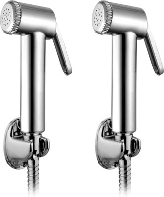 DRIZZLE Aqua Health Faucet With 1 Meter Flexible Tube And Wall Hook - Bathroom Health Faucet Set For Toilet And Sink Spray - Set of 2 Faucet Set