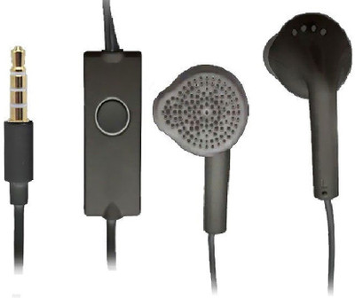 F FERONS STEREO DYNAMIC AUDIO WITH TOP FIRING BASS WITH INLINE REMOTE Wired Headset(Black, Wired in the ear)